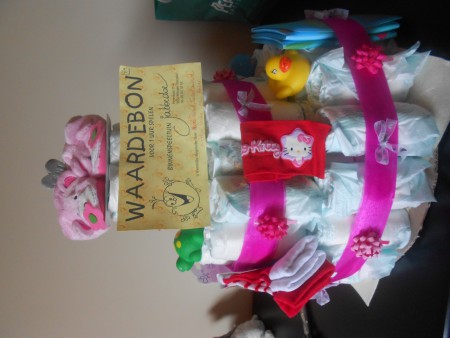 Onze pampertaart vanvoor